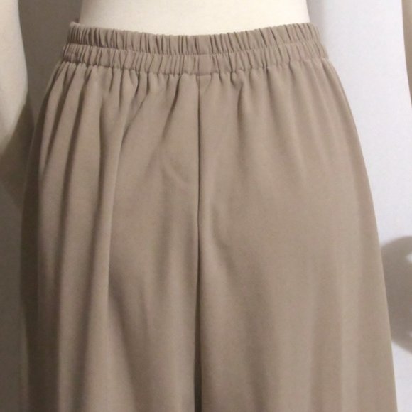 Womens Ladies Plus DANNY & NICOLE Biege Jacket & Pants Suit 22W 22 Woman - Picture 10 of 11